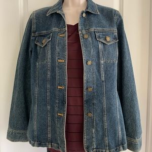 Jones New York Blue Denim Jacket